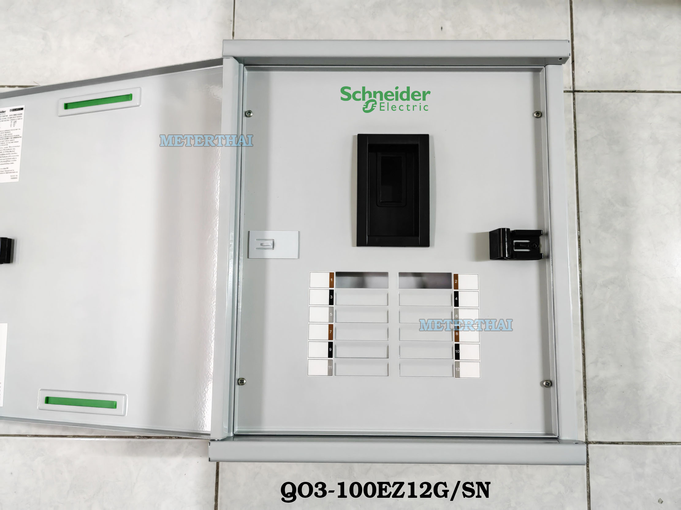 Schneider QO3-100EZ12G/SN ตู้โหลดเซนเตอร์ 12 ช่อง SQ-D
