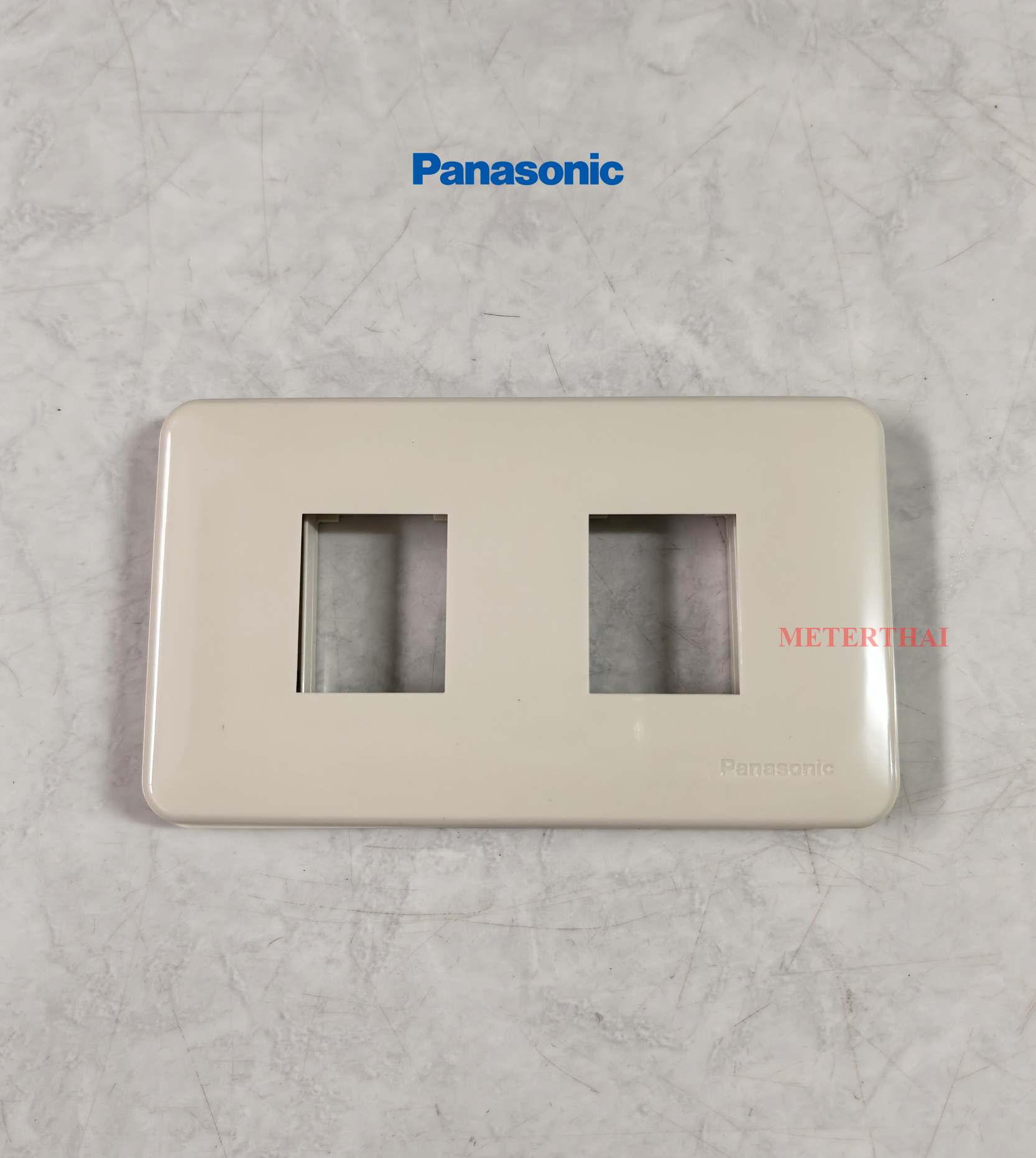 Panasonic WNG6802W หน้ากาก 2 ช่องรุ่นเก่า ฝา 2 ช่อง