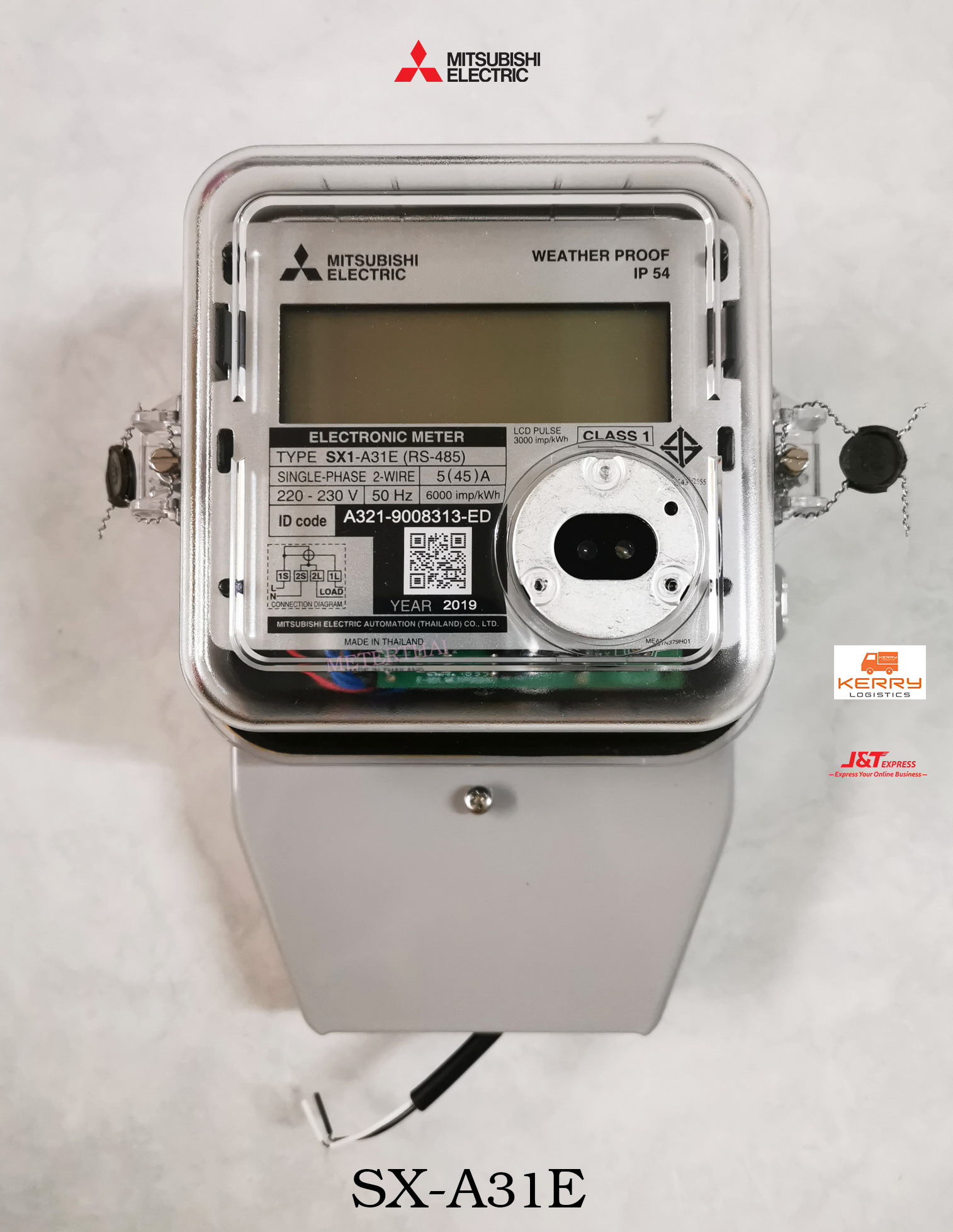 Mitsubishi มิเตอร์ SX1-A31E 5(45)A 1เฟส รุ่น RS-485มิเตอร์อิเล็กทรอนิกส์ เอเอ็มอาร์